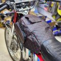 Motorcycle Fuel Tank Organizer Cover In Leather Stuff With Premium Quality For Bike (CG 125). 