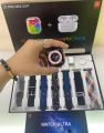 7-in-1 Ultra Smartwatch with 49mm Series, 2.01" IPS HD Touchscreen, NFC, Bluetooth Calling, 7 Straps Included. 