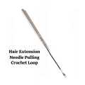 Nano Ring Hair Extension Thread Tool – 1pc Pulling Hook Needle for Micro Beads – Crochet Style Latch Loop for Beading & I-Tip Extensions – Hair Styling DIY Tool for Salon Use. 