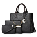 New Luxury Leather Women's Bag Lacquer Leather 3piece Set Women's Handbag Fashion Trend Women's Crossbody Bag Large Tote Bag. 