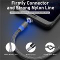 【All Of Me】Magnetic Type Cable QC 3.0 USB Fast Car charger For Samsung galaxy A5 A7 2017 A50 A20E Leagoo S8 Pro Oppo Reno Z Realme. 