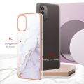 Phone Case For Nokia G21 / G11 , Marble Design Ultra Slim Thin Glossy Soft TPU Rubber Gel Phone Case Cover. 