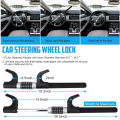 Sogo Steering Wheel Lock Anti-Theft Device,Keyless Password High Security Vehicle Locks Heavy Duty Adjustable Length Steering Wheel Lock for Car Truck Van SUV. 