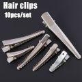 【Hengli jewelry story】10pcs 25/30/35/45/50/60mm Clips Single Prong Alligator Hairpin With Teeth Setting Jewelry Making Base For Clips. 