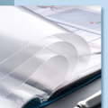 Holder Students Loose Leaf Binder A4 File Folders Paper Organizer Documents Clip Storage Folders Test Paper Receipt. 