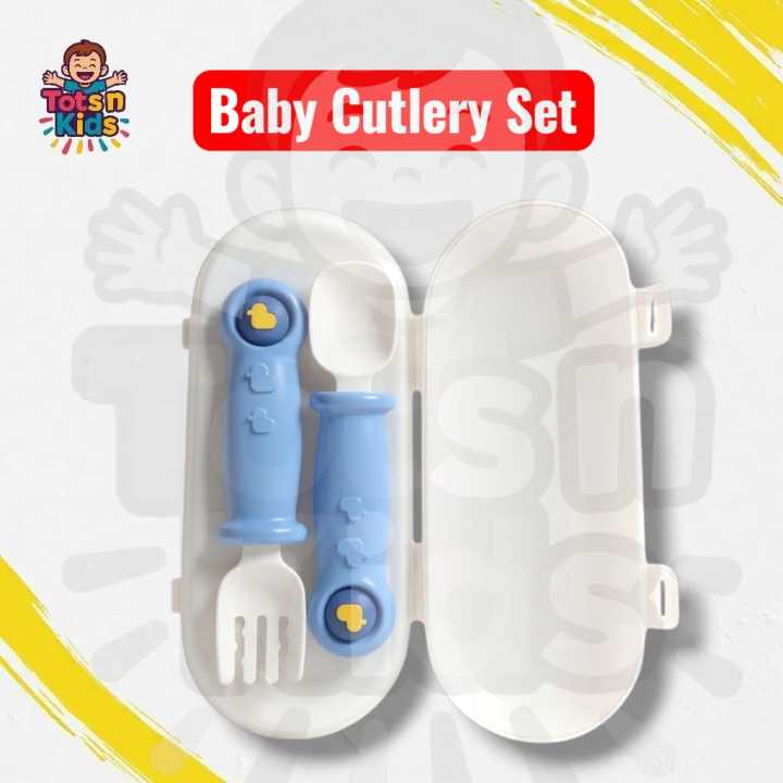 Baby Cutlery Set | BPA-Free Baby Spoon & Fork | Feeding Utensils for ...