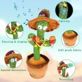 Online Venue Rechargeable Dancing & Singing Cactus – Talking Cactus for Kids – Fun Toys for Babies – Twisting Cactus Plush Toy Education – Learning Toys for Children – Electronic Toys for Toddlers. 