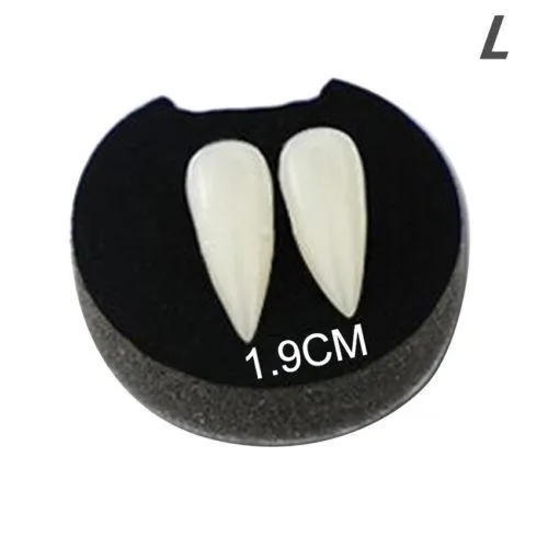 Halloween%20Cosplay%20Vampire%20Fangs%20Werewolf%20Teeth%20Fancy%20Dress%20Costume%20Accessory%20Tooth#19mm%20-%20Image%202