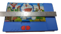 Large 6 Button Pencil Box Length 10 inch Width 6 inch School Box Character Double Sided Plastic Pencil Box Pack of 01 Pcs. 