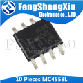 10pcs MC4558L SOP8 MC4558 SOP 4558 SOP-8 Operational Amplifier IC. 