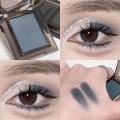 Smoky Glitter Eyeshadow Punk Black Shimmer Pink Mashed Potatoes Texture Cool Monochrome Eye Shadow Palette Pearly Matte Makeup. 