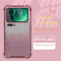 【Skimpy】For Xiaomi 17 Pro Max Phone Case Transparent Lens Protector Lightweight Couple Non-slip Glitter Protective Case. 