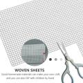 Al Saeed Wool Large Plastic Canvas Clear Purses Plastic Handmade Bag Sheets Yarn Accessories Hook Bag Mesh Bags DIY Bag Accessories. 