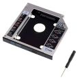 12.7mm Kit 9.5mm Kit For Laptop Hard Drive Caddy Second HDD Caddy Kit Laptop CD Room Hard Drive CD/DVD Drive Slot For SSD And HDD Hard Drive 9.5mm HDD Kit Case 12.5mm HDD Kit CD Room Case. 