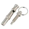 Ultrasonic Pet Dog Puppy Whistle Sound Obedience Training Key Ring Trainer. 