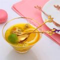 【Topnotch Store】PCS Exquisite Branch Shape all Coffee Stainless Steel Flatware for Snacks Kitchen Bar Mini Spoon/Fork. 