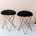Low Makeup Stool With Fabric Cushion Home Furniture Shoe Changing Stool For Living Room Bedroom-Gadget Shop Lahore. 