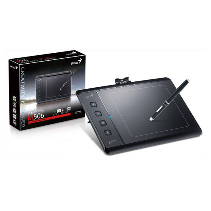 Genius Easy Pen M506A - Touch Pad Graphic Designing Tablet - Black