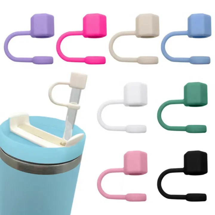 Straw Accessory Compatible Straw Cover 40 Oz Washable Protective Straw Cap Silicone ...