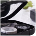 Lymouko High Quality Moon Star Space Black with Mirror Contact Lens Case for Women Kit Holder Portable Contact Lenses Box. 