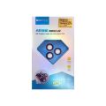 For iPhone 15 Pro Max / iPhone 15 pro kuzoom tempered glass metal ring camera lens protector film. 