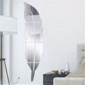 Golden Acrylic Wall Mirror - Self Adhesive Wall Mirror - Home Decor for Offices Livings Bed Room And For Gifts. 