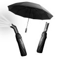 Automatic Folding Umbrella With LED Light Portable Sunny Rainy Umbrellas With Flashlight Windproof LED Torch Umbrella. 