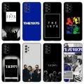 Band Rock The 1975 Phone Case For Samsung Galaxy A13,A21s,A22,A31,A32,A52,A53,A71,A80,A91 Soft Black Phone Cover. 