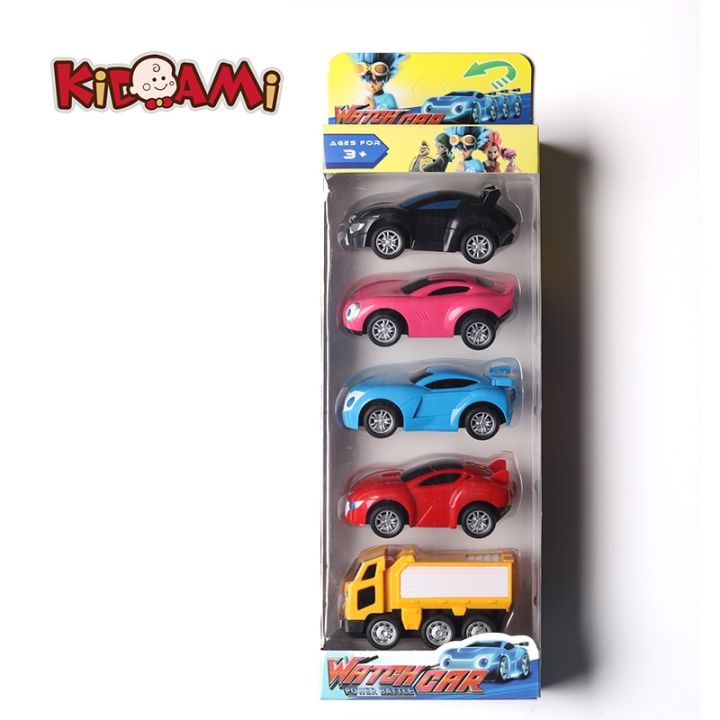 5pcs/set%201:64%20Alloy%20Toy%20Car%20Anime%20Korea%20Cartoon%20Watch%20Car%20Model%20Toys%20Pull%20Back%20Miniature%20Educational%20Toys%20For%20Children%20-%20Image%203