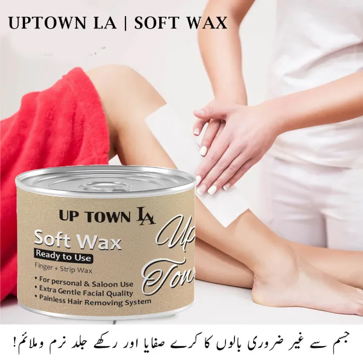 Up Town LA Soft Hair removal Cream| Strip Wax for Facial | Private Parts | Arms | Legs Hair Removal Ready To Use Painless