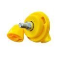 Hamster Toy Accessories Easy To Install Hamster Running Wheel Bearing Plastic/Stainless Steel Orange Hamster Bearing Shaft Nut Silent Running Wheel Axle For Guinea Pig. 