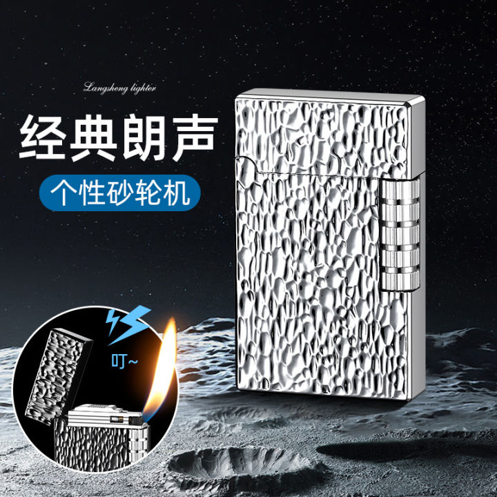 Small%20Wholesale%20Langsheng%20Steel%20Tone%20Open%20Fire%20Metal%20Lighter%20Inflatable%20Side%20Sliding%20Grinding%20Wheel%20Creative%20Cigarette%20Lighter%20High-End%20Gift%20for%20Men%20-%20Image%202