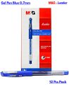 M&G Leader Gel Pen 0.7mm Blue Gel Pen ( 12 Pcs Pack ). 