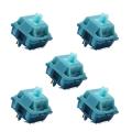 5Pins Poseidon Switches For Mechanical Keyboard Customized Switch Smooth Linear 58G Force Core Lubricated Shaft 5PCS/Set. 