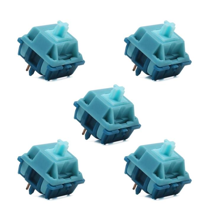 5Pins Poseidon Switches For Mechanical Keyboard Customized Switch Smooth Linear 58G Force Core Lubricated Shaft 5PCS/Set