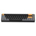 DarkFlash GD68 68 Keys Wireless Mechanical keyboard Without Backlite Dual Mode Connectivity Yellow Switches 100% Anti-ghosting and supports hot swapping. 