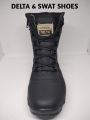 DELTA High Ankle Leather Boots for Hiking- Waterproof and Slip-Resistant. 