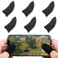Pair Of PUBG Game Finger Sleeve Screen Controller Breathable Trigger Thumb Gloves - Free Fire Finger Sleeve Thumbs Gloves for playing Games Breathable Mobile Finger Sleeve Touch Screen Finger Controller Cover Non-Slip. 