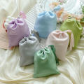 Drawstring Drawstring Cloth Bag Eco-Friendly Soft Satin Cloth Candy Bag Chic Small Jewelry Pouch for Wedding Gifts Party Favors. 