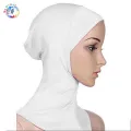 HEADWEAR - MUSLIM UNDER SCARF CAP HIJAB ISLAMIC NECK COVER HEAD WEAR CAP Black -Be Hijabi. 