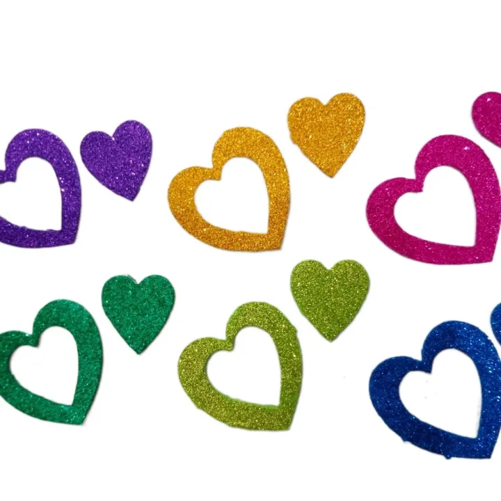 Glitter%20Foam%20Stickers%20-%20Multicolor%20Hearts%20stickers%20-%20(Pack%20of%2010)%20-%20Self-Adhesive%20Stickers%20for%20Kids%20-%20Glitter%20Stickers%20for%20Scrapbooks,%20Cards%20and%20More%20-%20Image%203