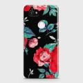 Google Pixel 2 XL Cover - SkinLee HQ Hard Case - Vintage Red Flowers - SKINLEE-159-1-352-214. 