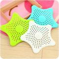 Silicone Rubber Star Fish Five-pointed Creative Star Sink Water Stopper Filter Sea Star Drain Hair Catcher & Stopper Cover Sink Strainer Leakage Filter for Kitchen and Bathroom. 