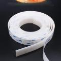 1M White Silicone Rubber Strip Self Adhesive Seal Gasket Thickness 1mm/2mm/3mm/5mm Width 10mm/15mm/20mm/30mm/40mm/50mm. 