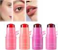 Milk Jelly Blush Makeup Lip Tint, Milk Jelly Tint, Jelly Blush Stick, 1 & 4Pcs Pack Available Pack Cooling Water Tint, Sheer Lip & Cheek Stain - Buildable Watercolor Finish. 