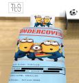 Minion bed sheet with pillow cover-Cartoon bed sheet for kids-Minion bed sheet single size-Minion bedsheet with pillow cover  Minion single bed sheet-Minion cartoon bed sheet-Minion kids bed sheet-Minion printed bed sheet-Minion cotton bed sheet. 