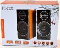 Best USB Multimedia 2.0 Channel Speakers HT-2031 Deep Rich Sound Speakers for PC , computer ,LCD, LED Wooden Body Speakers. 