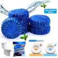 10pcs/set Blue Tablet Toilet Bowl Cleaner Automatic Tank Bowl Bathroom System Toilet Cleaner. 