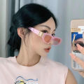 European and American triangle cat eye sunglasses men and women sunglasses trendy sunglasses star Bengdi. 