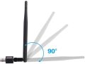 REALTEK Chipset Generic 600Mbps Wireless USB WiFi Dongle USB WiFi Adapter USB WiFi Adapter Network Card 600Mbps  With High Range Flexible Antenna For Desktop Computer And Laptop. 